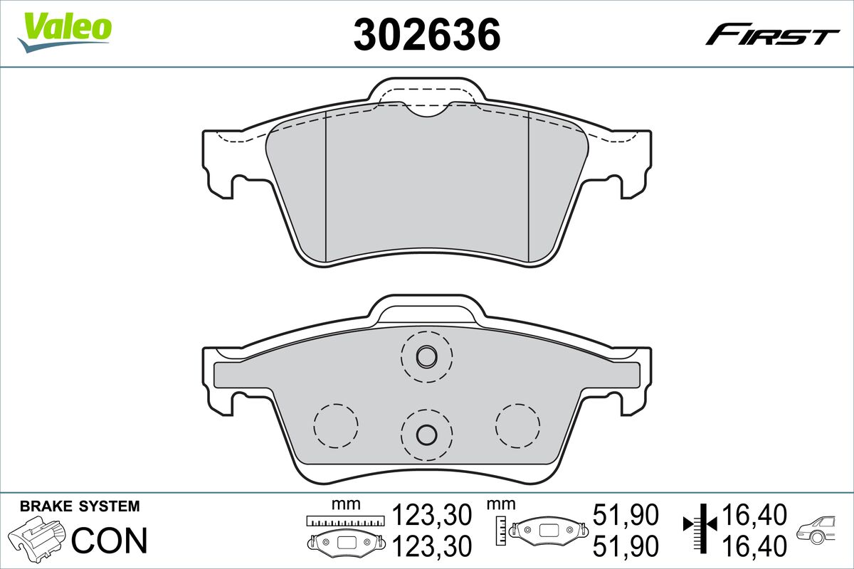 BRAKE PADS FIRST PEUGEOT 508 RR